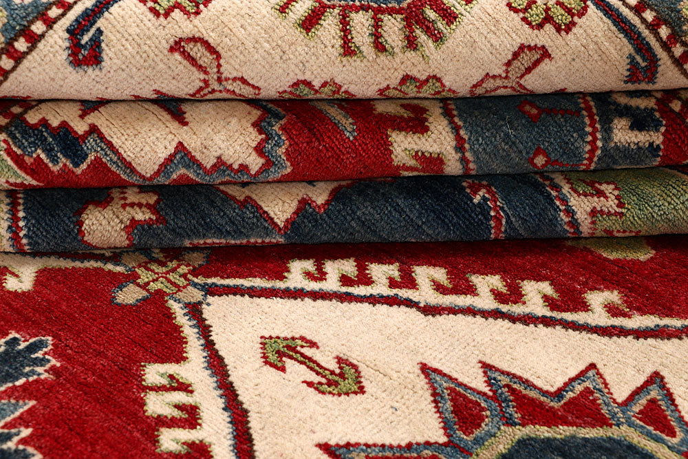 Firebrick Kazak 8' x 8' 11 - No. 67210 - ALRUG Rug Store