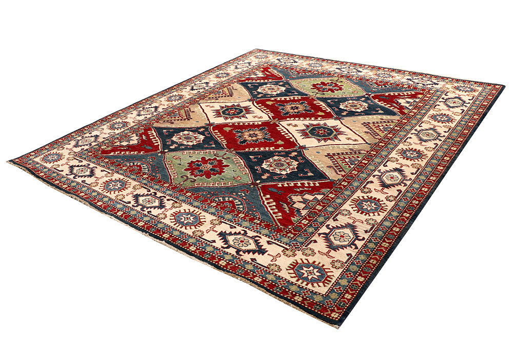 Firebrick Kazak 8' x 8' 11 - No. 67210 - ALRUG Rug Store