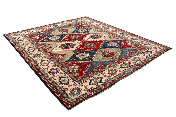 Firebrick Kazak 8' x 8' 11 - No. 67210 - ALRUG Rug Store