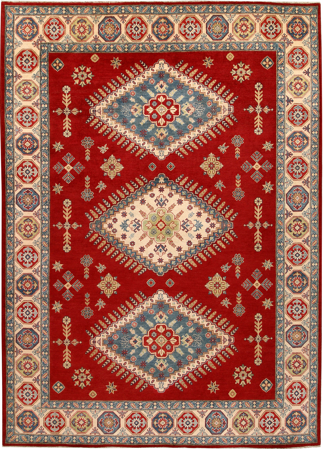 Firebrick Kazak 8' 2 x 11' 8 - No. 67215 - ALRUG Rug Store