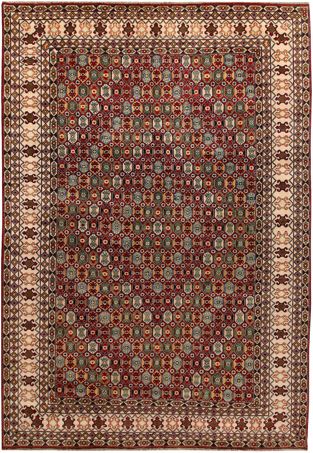 Firebrick Kazak 8' 3 x 11' 11 - No. 67219 - ALRUG Rug Store