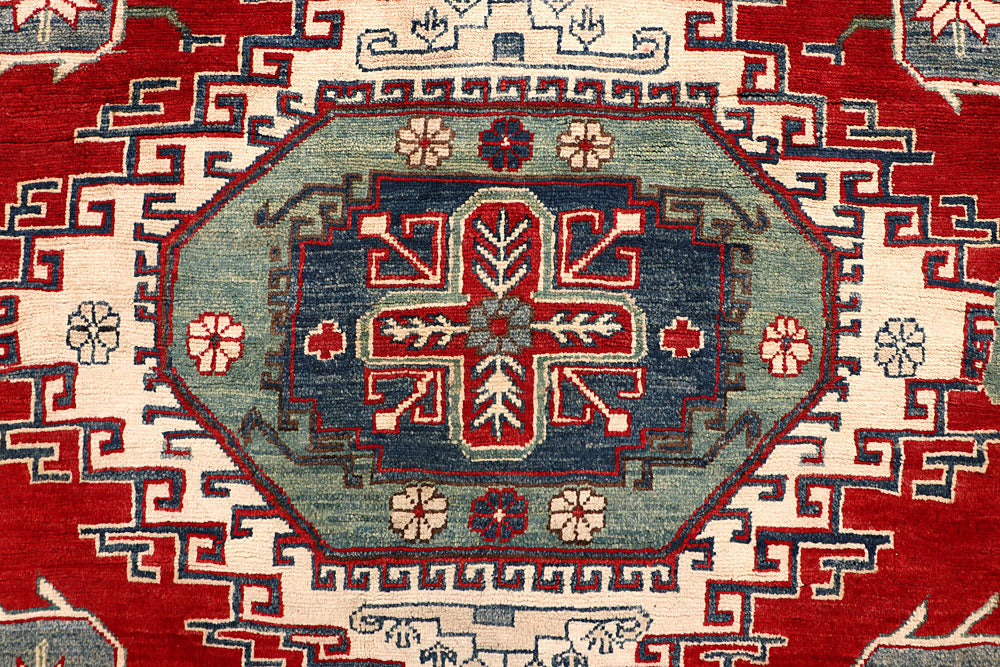Firebrick Kazak 9' 3 x 10' 8 - No. 67220 - ALRUG Rug Store