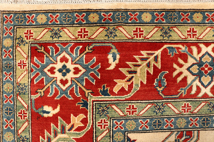 Firebrick Kazak 8' 11 x 11' 11 - No. 67223 - ALRUG Rug Store