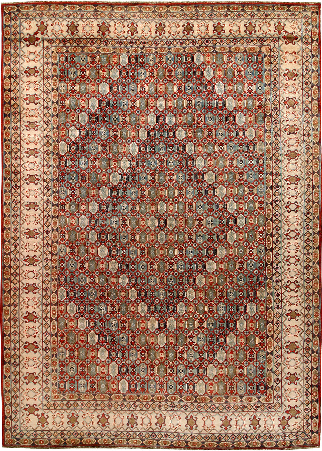 Firebrick Kazak 8' 10 x 12' 5 - No. 67224 - ALRUG Rug Store