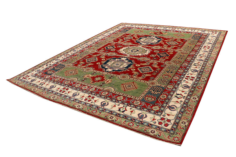 Firebrick Kazak 9' 2 x 11' 9 - No. 67225 - ALRUG Rug Store