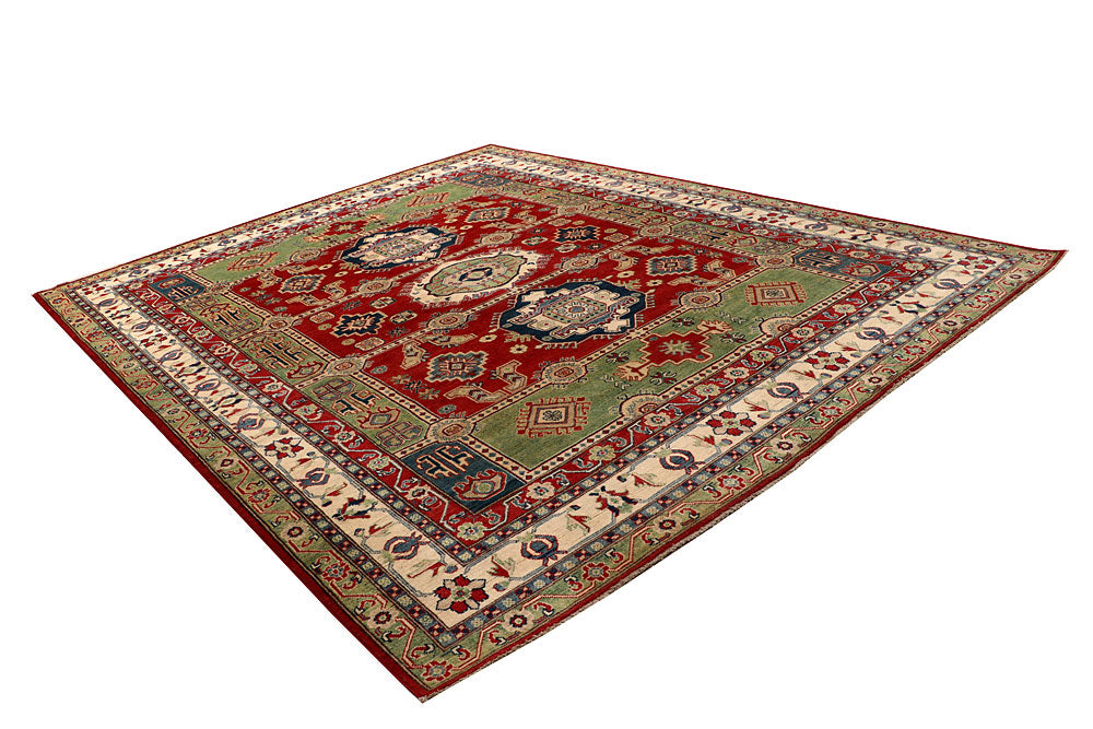 Firebrick Kazak 9' 2 x 11' 9 - No. 67225 - ALRUG Rug Store