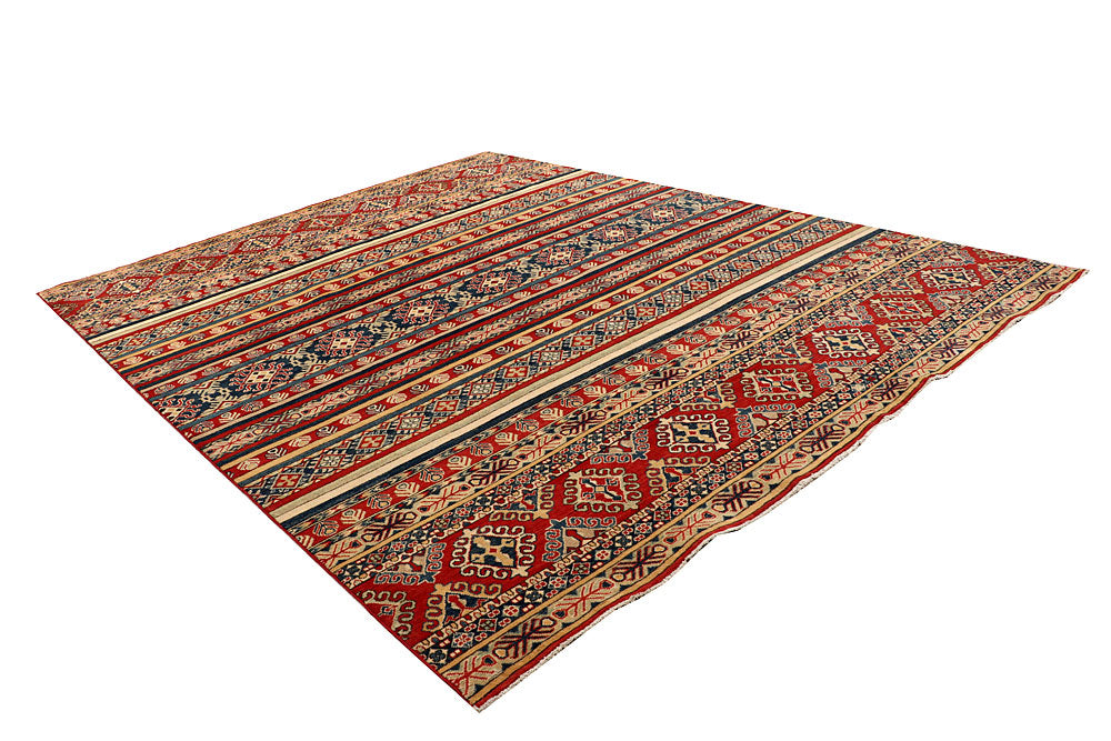 Firebrick Kazak 9' 1 x 11' 9 - No. 67226 - ALRUG Rug Store