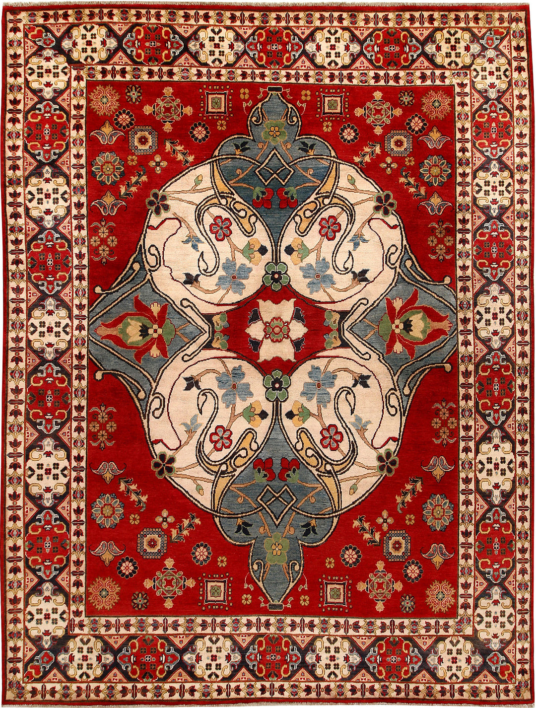 Firebrick Kazak 8' 3 x 11' 1 - No. 67227 - ALRUG Rug Store