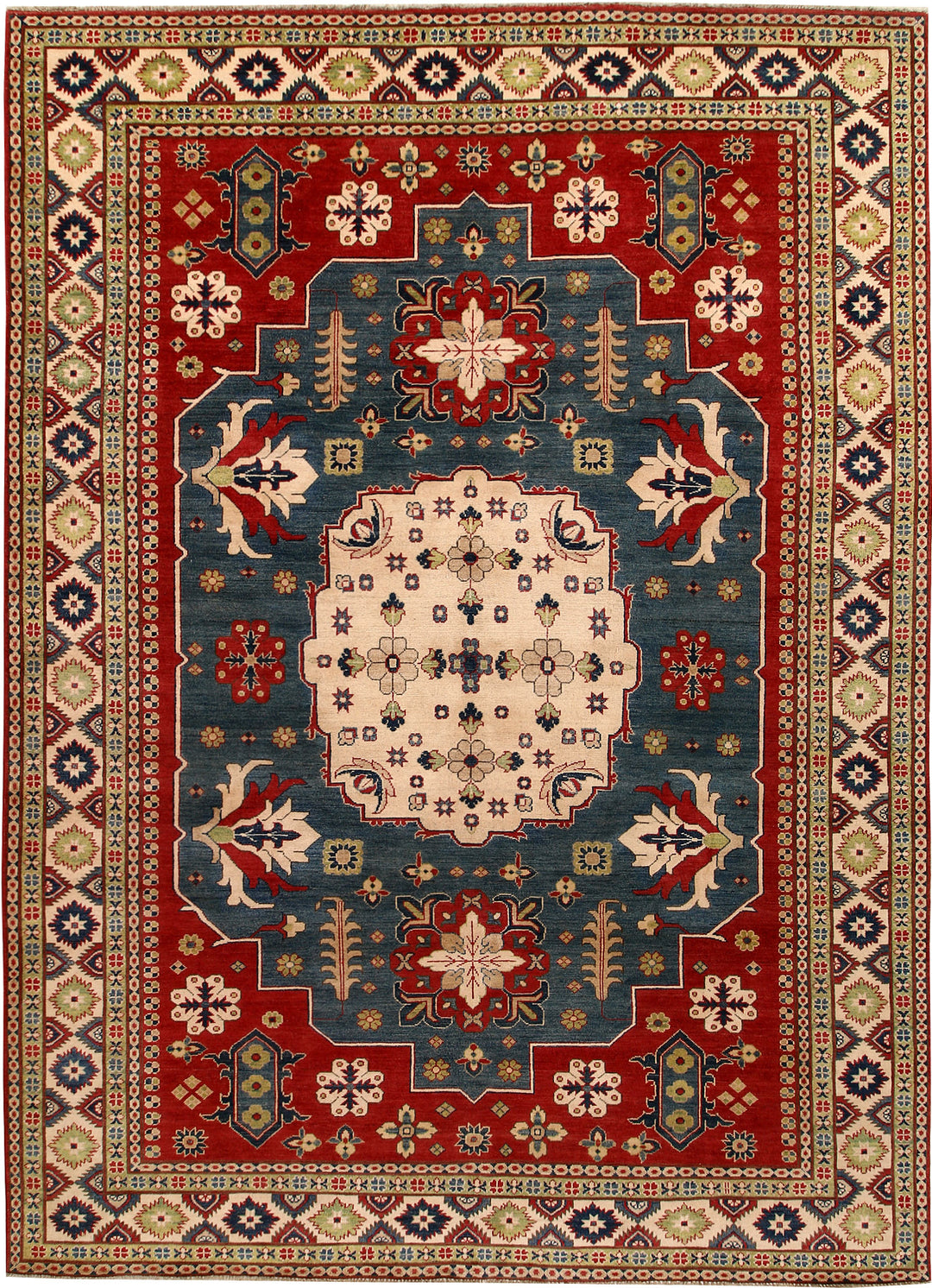 Firebrick Kazak 8' 6 x 12' 2 - No. 67229 - ALRUG Rug Store
