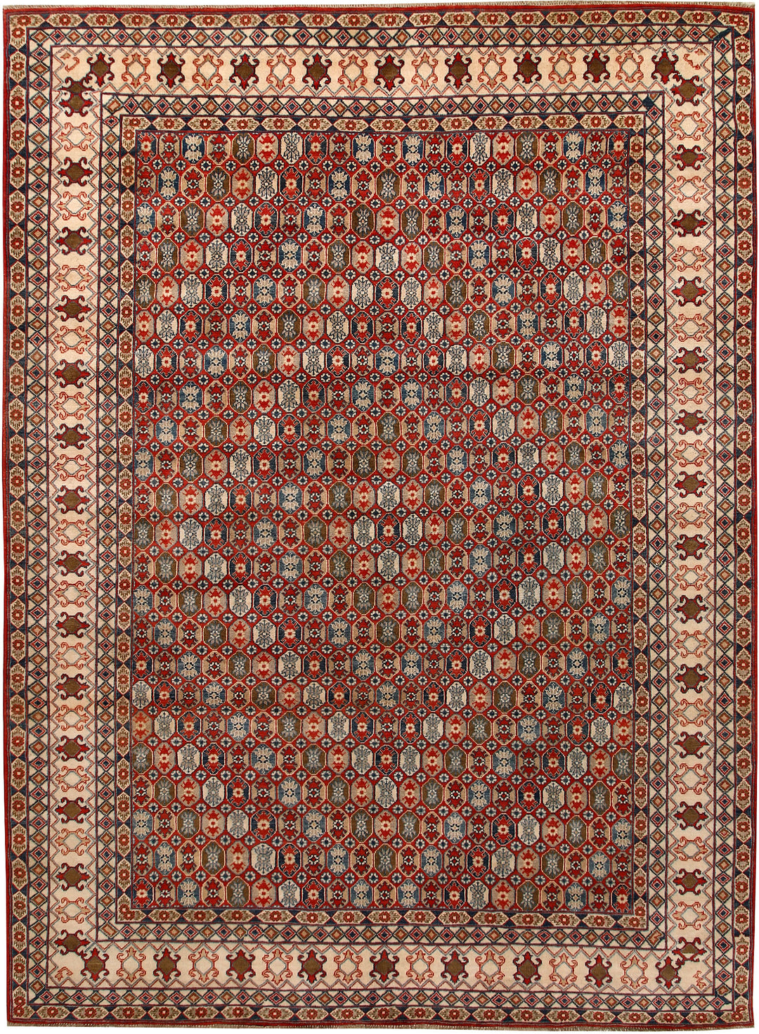 Firebrick Kazak 8' 11 x 12' 2 - No. 67231 - ALRUG Rug Store