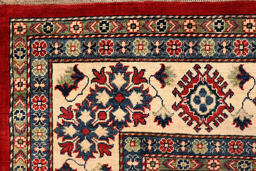 Firebrick Kazak 9' 9 x 12' 10 - No. 67232 - ALRUG Rug Store