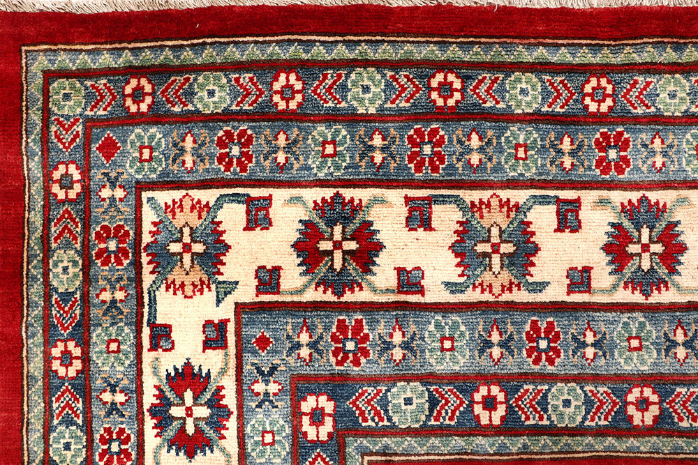 Firebrick Kazak 9' 11 x 13' 11 - No. 67234 - ALRUG Rug Store