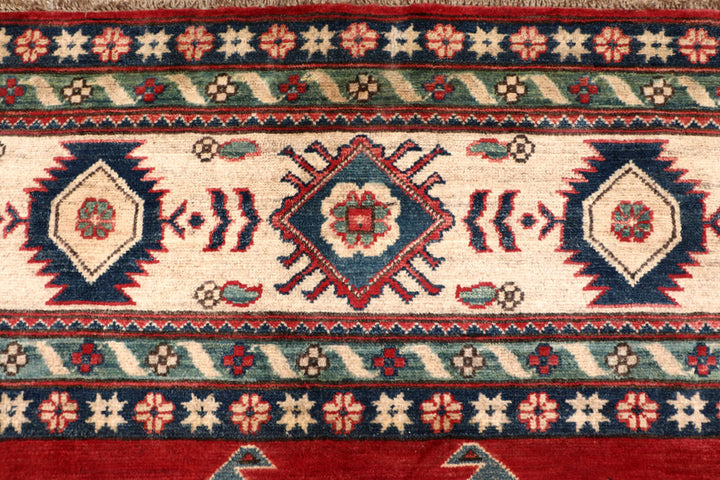 Firebrick Kazak 9' 8 x 13' 1 - No. 67235 - ALRUG Rug Store