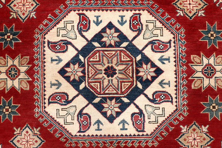 Firebrick Kazak 9' 8 x 13' 1 - No. 67235 - ALRUG Rug Store
