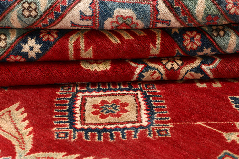 Firebrick Kazak 9' 8 x 13' 1 - No. 67235 - ALRUG Rug Store