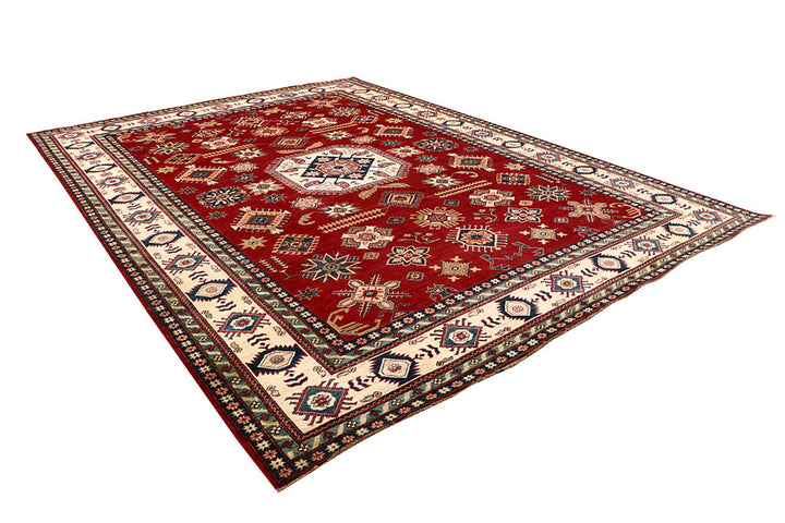 Firebrick Kazak 9' 8 x 13' 1 - No. 67235 - ALRUG Rug Store