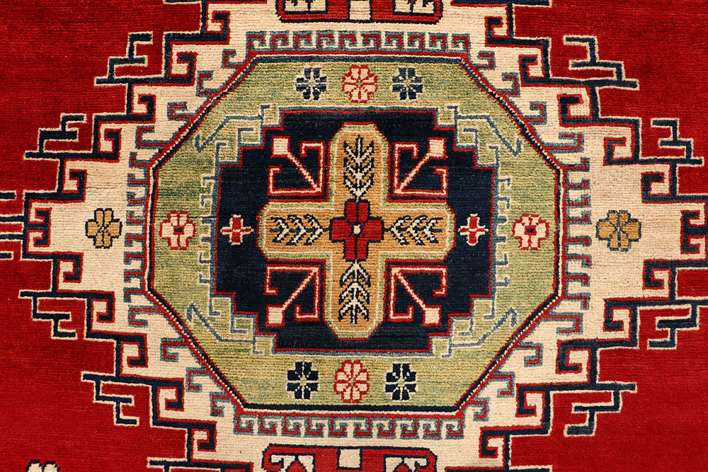 Firebrick Kazak 9' 8 x 14' - No. 67236 - ALRUG Rug Store