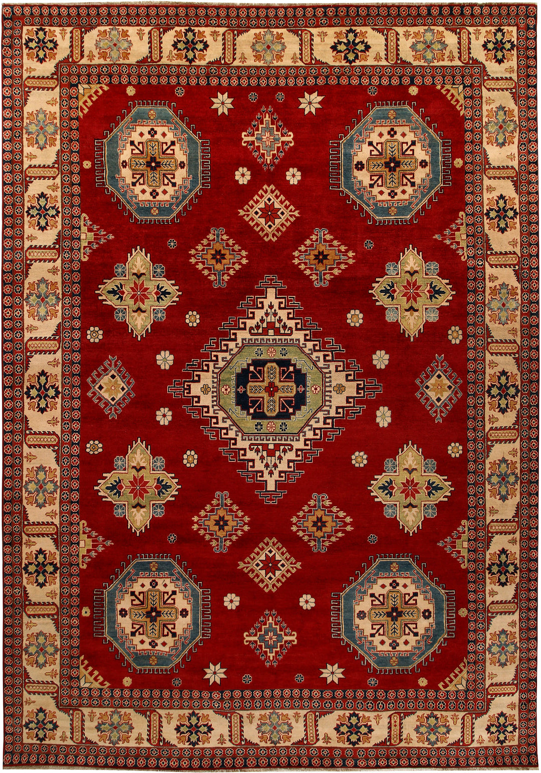 Firebrick Kazak 9' 8 x 14' - No. 67236 - ALRUG Rug Store