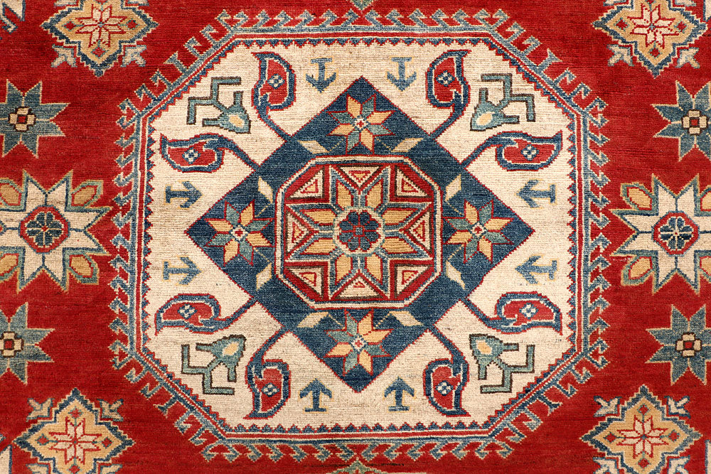 Firebrick Kazak 9' 10 x 13' 3 - No. 67237 - ALRUG Rug Store
