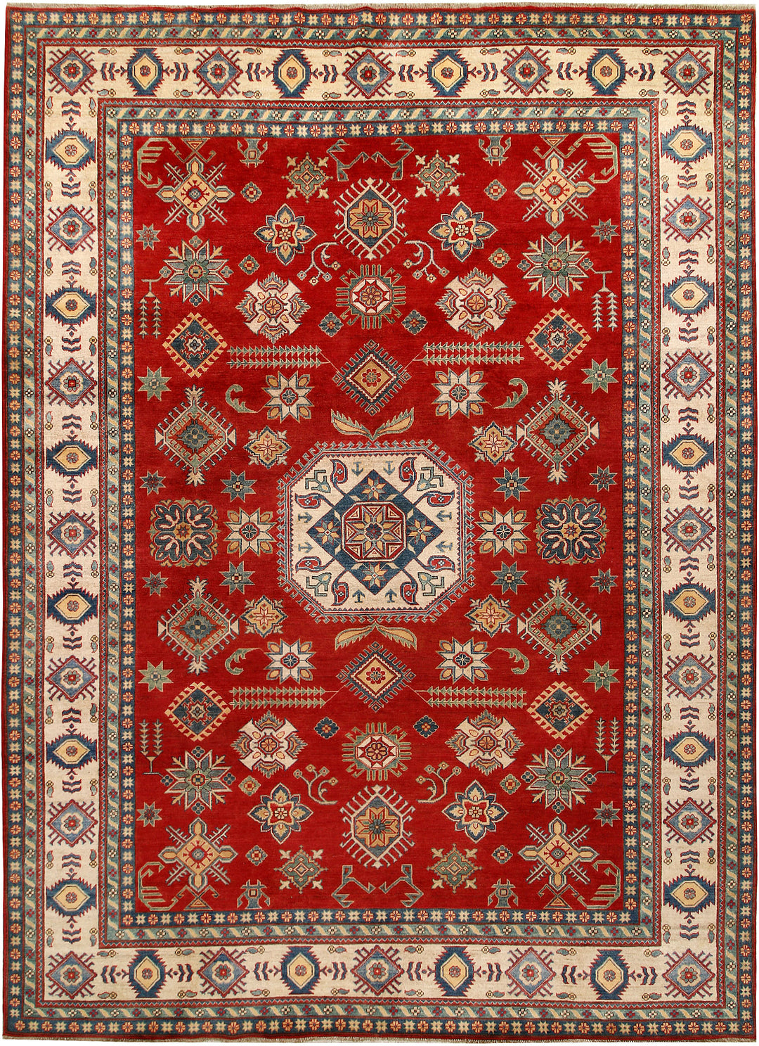 Firebrick Kazak 9' 10 x 13' 3 - No. 67237 - ALRUG Rug Store