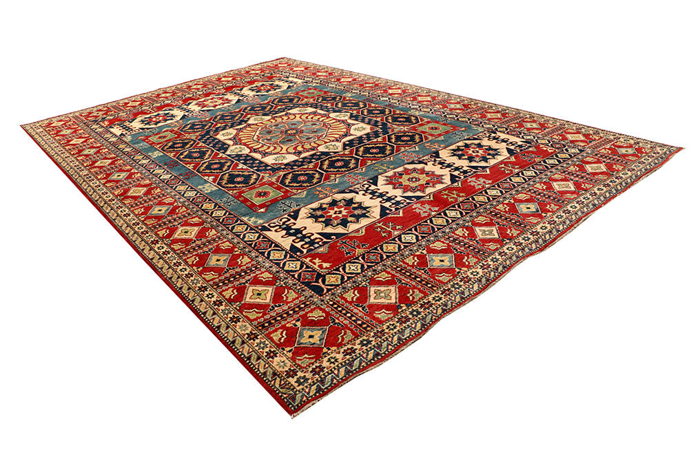 Firebrick Kazak 9' 7 x 13' 11 - No. 67238 - ALRUG Rug Store