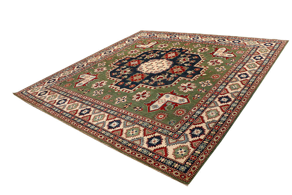 Firebrick Kazak 9' 7 x 9' 9 - No. 67239 - ALRUG Rug Store