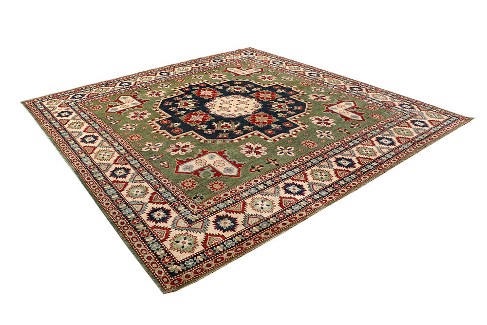 Firebrick Kazak 9' 7 x 9' 9 - No. 67239 - ALRUG Rug Store