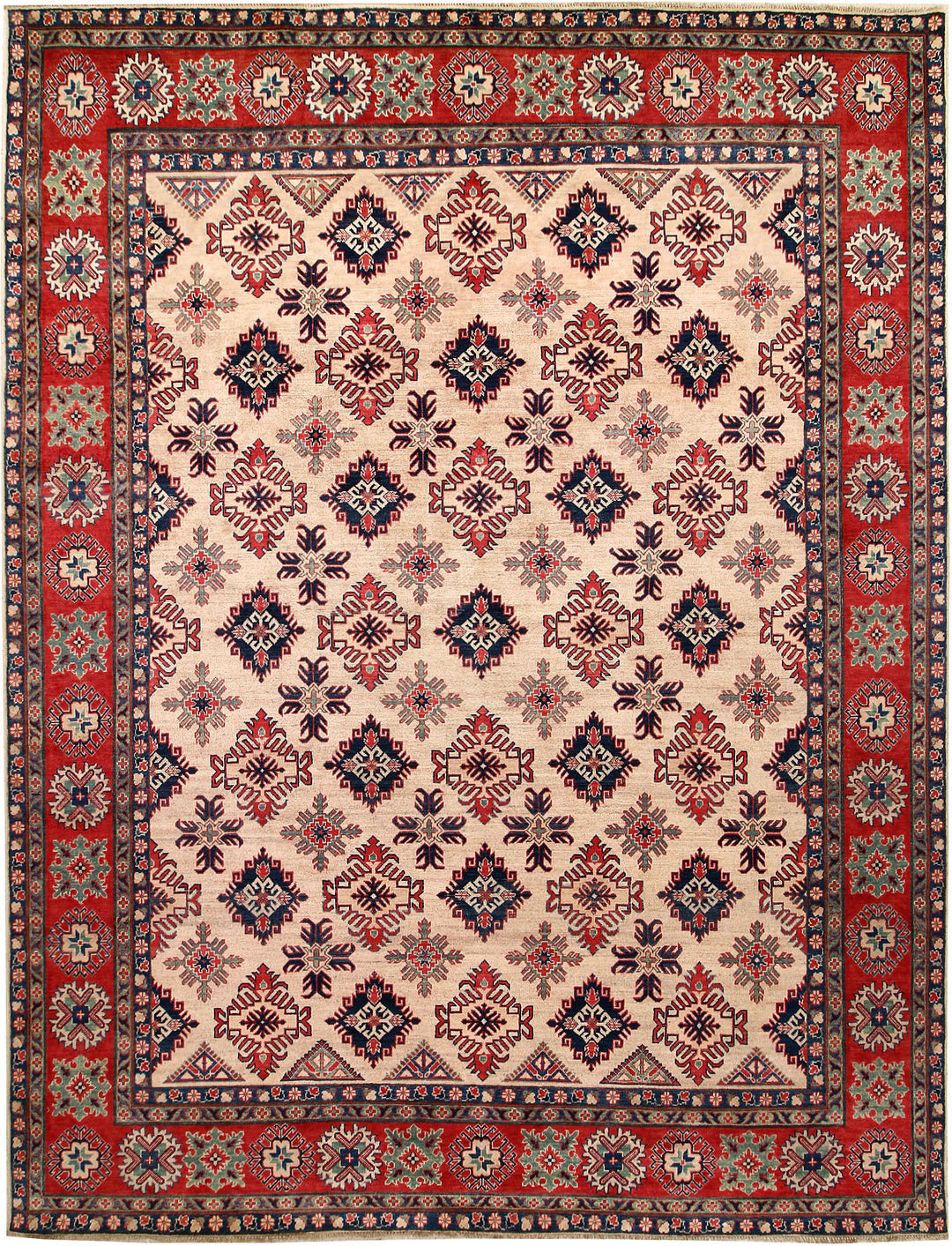 Firebrick Kazak 9' 8 x 12' 6 - No. 67240 - ALRUG Rug Store