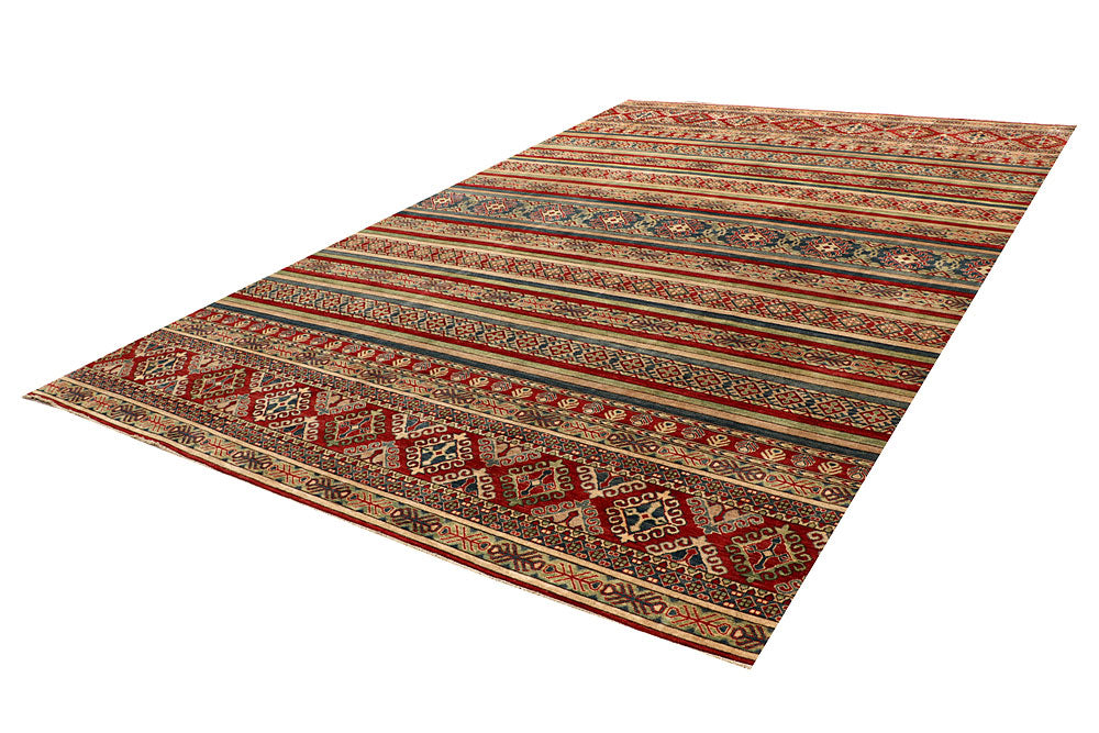 Firebrick Kazak 10' x 16' 1 - No. 67245 - ALRUG Rug Store