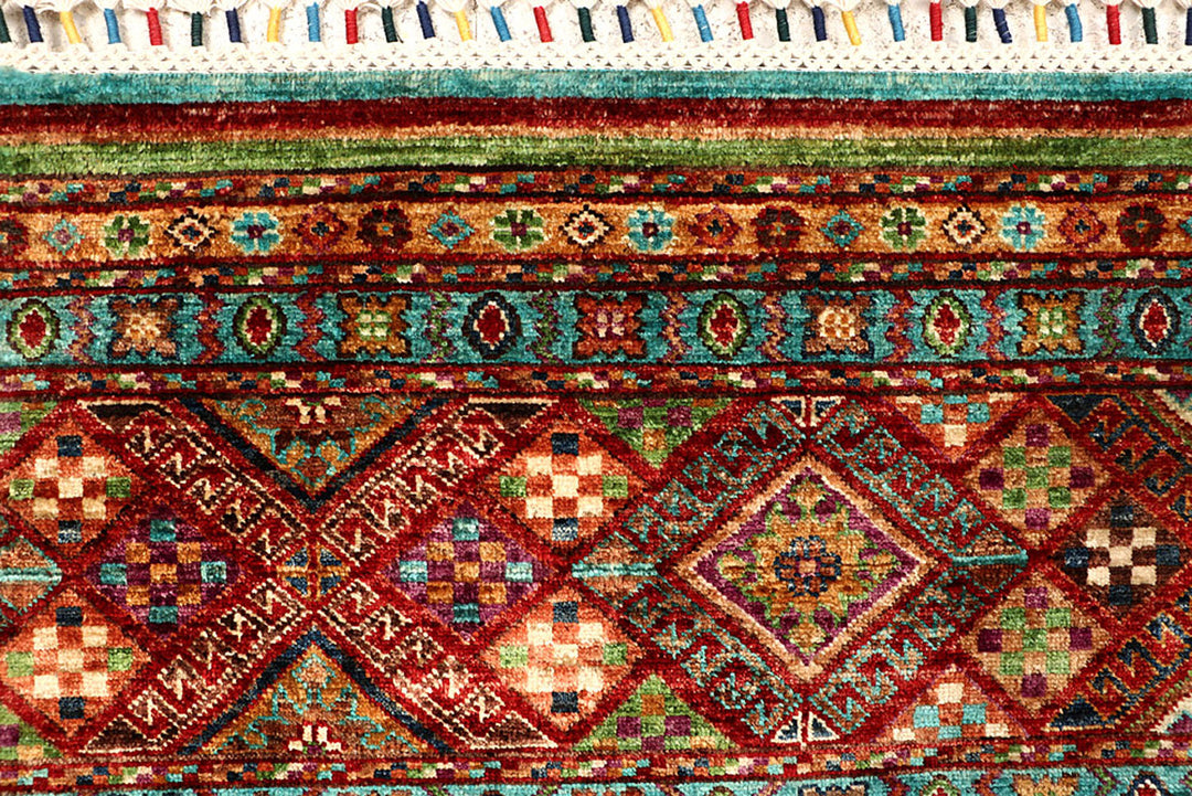Multi Colored Kazak 5'  1" x 6'  4" - No. QA24403