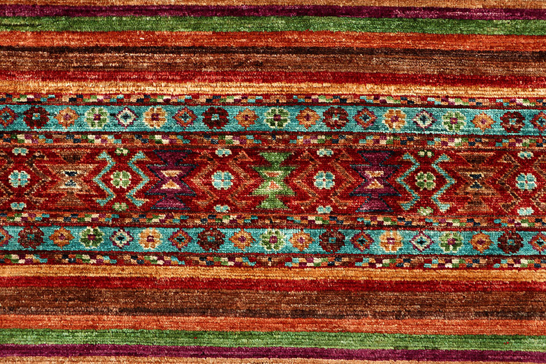 Multi Colored Kazak 5'  1" x 6'  4" - No. QA24403
