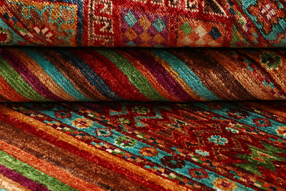 Multi Colored Kazak 5' 1 x 6' 4 - No. 67246 - ALRUG Rug Store