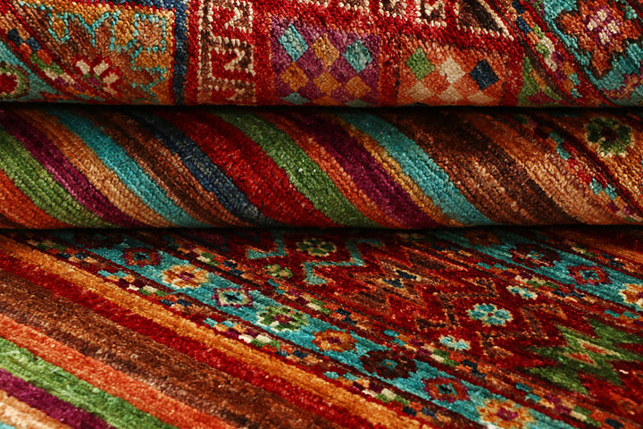 Multi Colored Kazak 5' 1 x 6' 4 - No. 67246 - ALRUG Rug Store