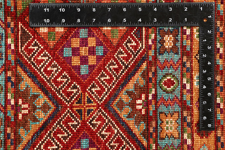 Multi Colored Kazak 5' 1 x 6' 4 - No. 67246 - ALRUG Rug Store