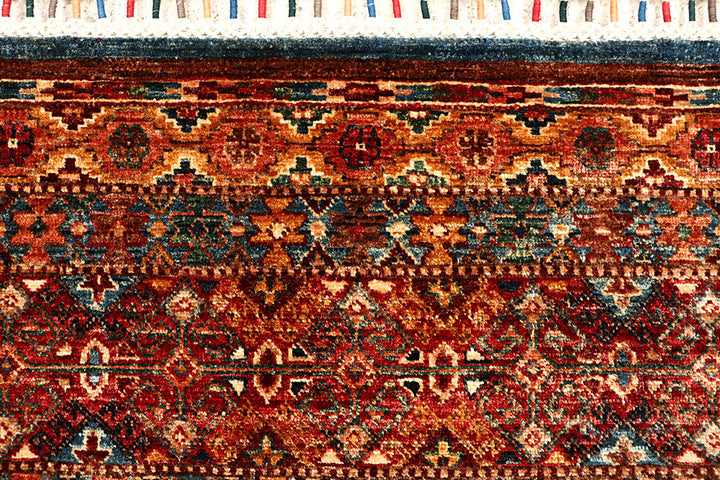 Multi Colored Kazak 4' 10 x 6' 7 - No. 67247 - ALRUG Rug Store