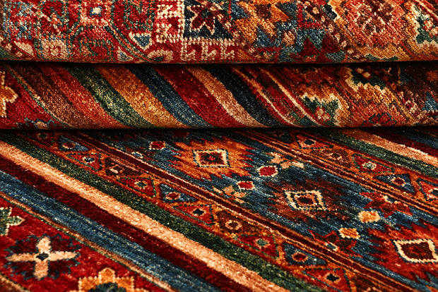 Multi Colored Kazak 4' 10 x 6' 7 - No. 67247 - ALRUG Rug Store