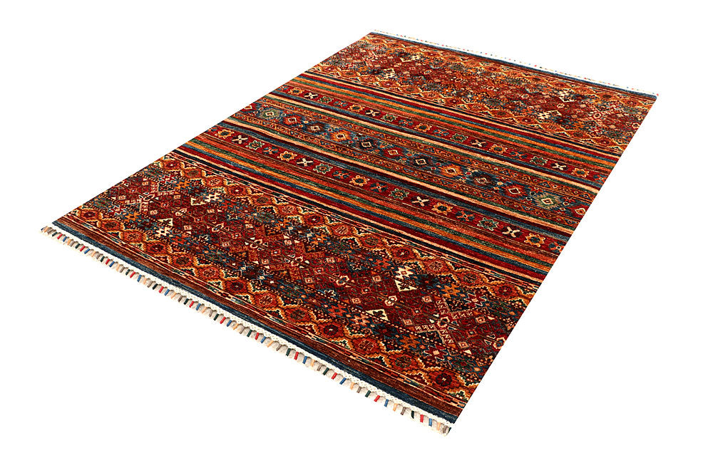 Multi Colored Kazak 4' 10 x 6' 7 - No. 67247 - ALRUG Rug Store