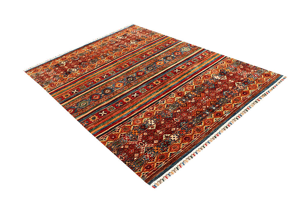 Multi Colored Kazak 4' 10 x 6' 7 - No. 67247 - ALRUG Rug Store