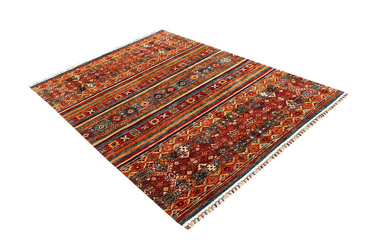 Multi Colored Kazak 4' 10 x 6' 7 - No. 67247 - ALRUG Rug Store