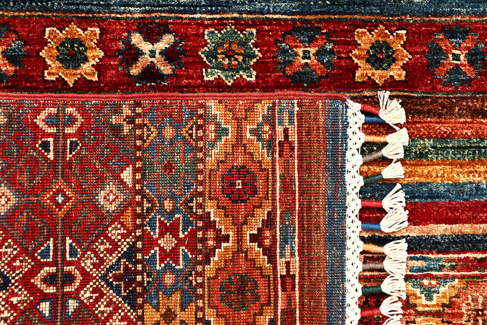 Multi Colored Kazak 4' 10 x 6' 7 - No. 67247 - ALRUG Rug Store
