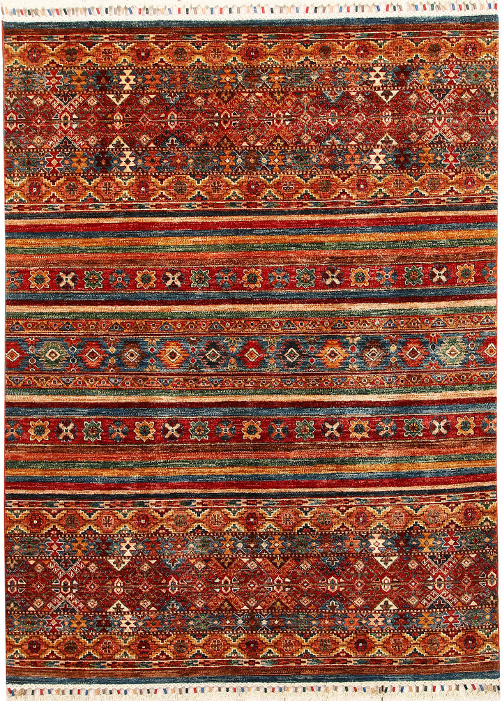 Multi Colored Kazak 4' 10 x 6' 7 - No. 67247 - ALRUG Rug Store
