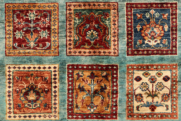Multi Colored Kazak 4' 11 x 6' 8 - No. 67248 - ALRUG Rug Store
