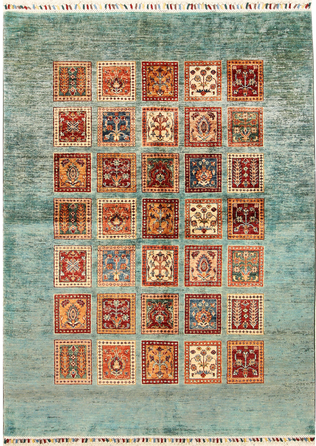 Multi Colored Kazak 4' 11 x 6' 8 - No. 67248 - ALRUG Rug Store