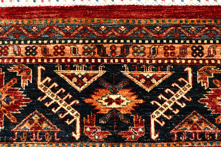 Multi Colored Kazak 5' 1 x 6' 6 - No. 67249 - ALRUG Rug Store
