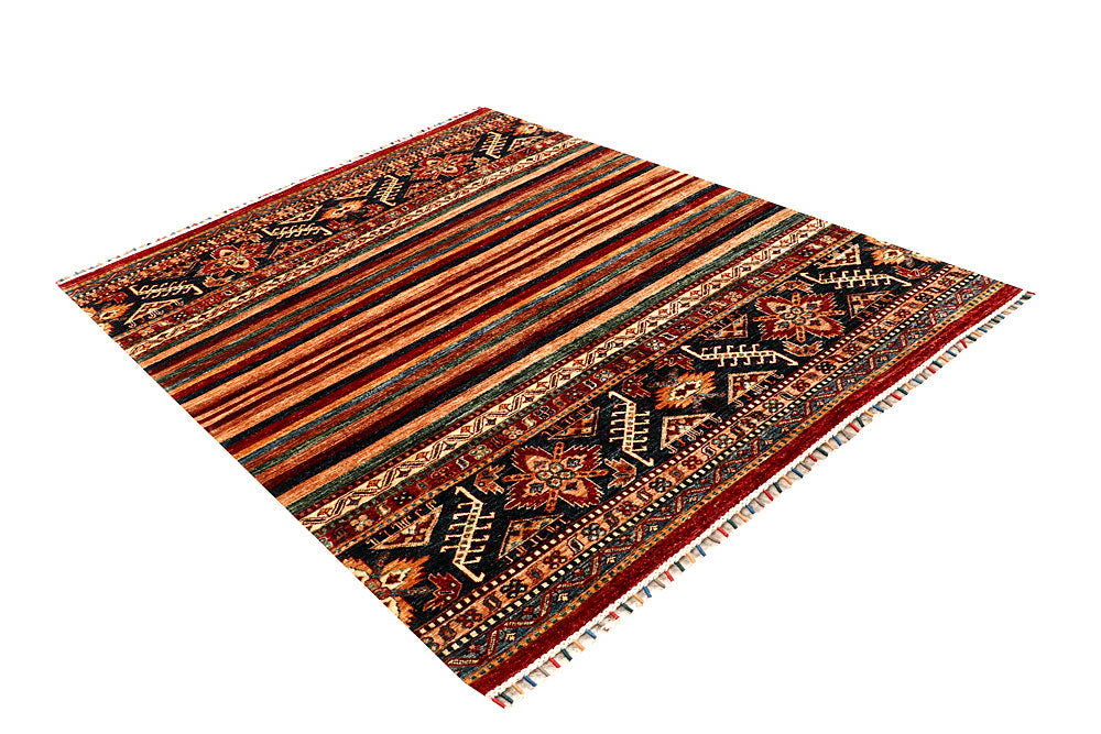 Multi Colored Kazak 5' 1 x 6' 6 - No. 67249 - ALRUG Rug Store