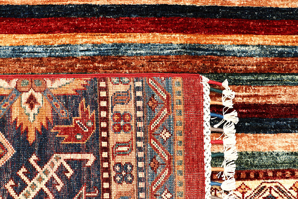 Multi Colored Kazak 5' 1 x 6' 6 - No. 67249 - ALRUG Rug Store