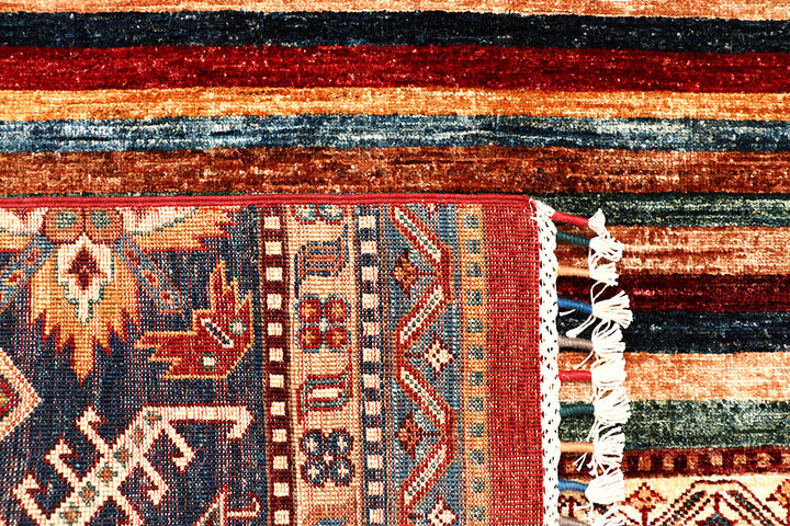 Multi Colored Kazak 5' 1 x 6' 6 - No. 67249 - ALRUG Rug Store