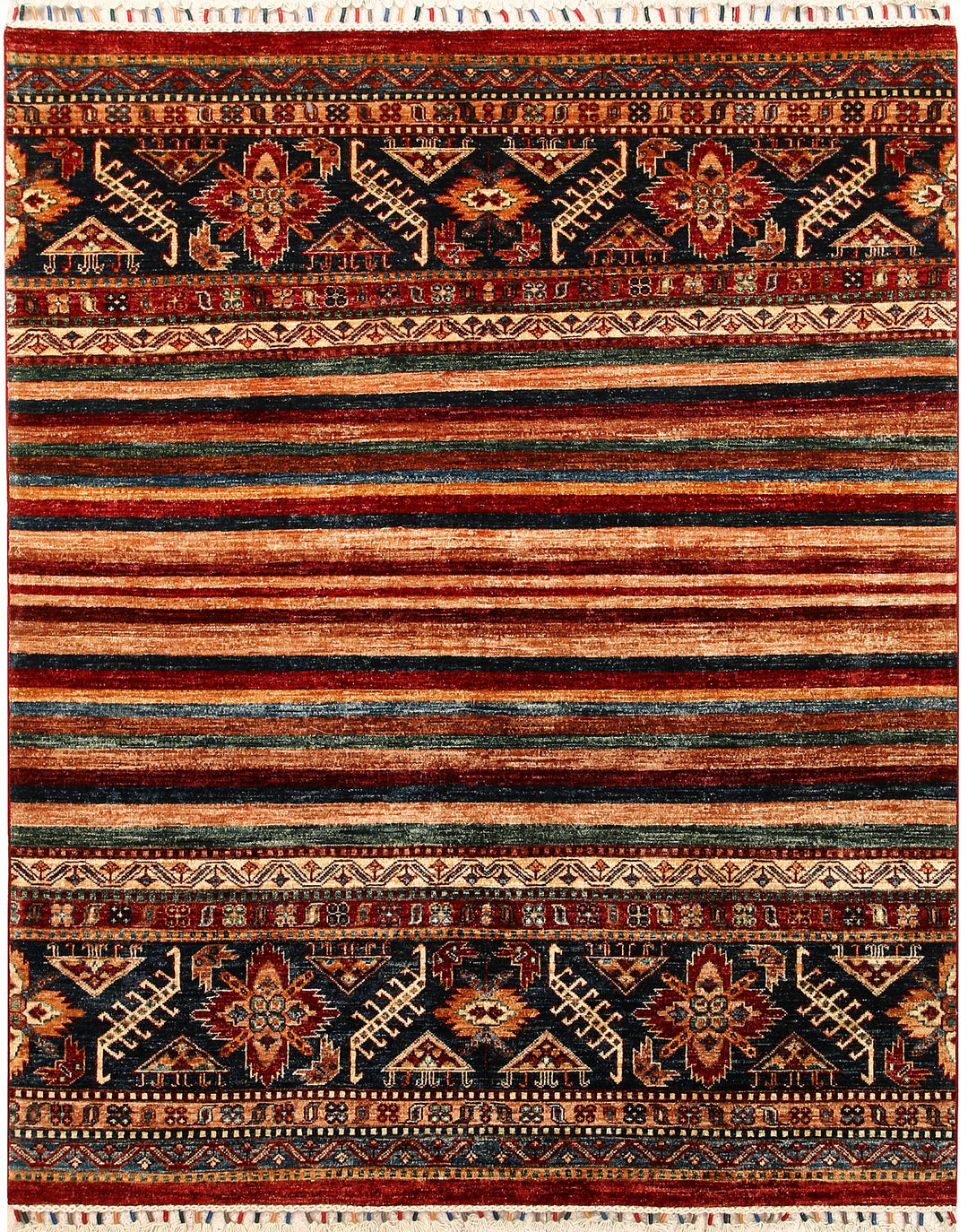 Multi Colored Kazak 5' 1 x 6' 6 - No. 67249 - ALRUG Rug Store