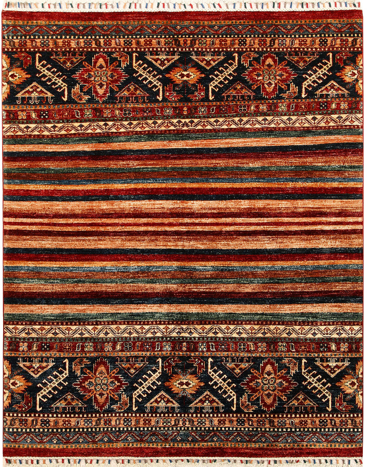 Multi Colored Kazak 5' 1 x 6' 6 - No. 67249 - ALRUG Rug Store