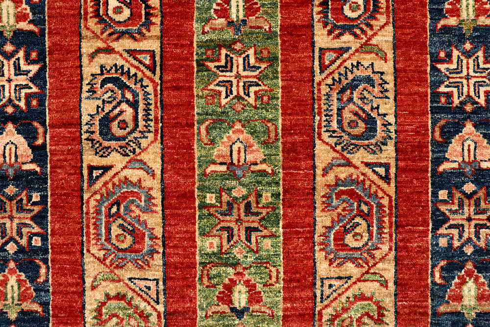 Multi Colored Kazak 4' 10 x 6' 4 - No. 67250 - ALRUG Rug Store